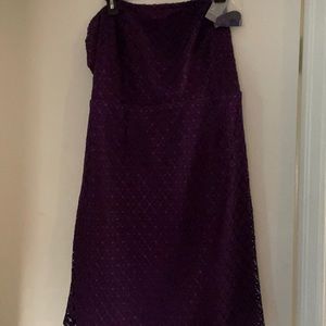 Strapless Purple Lane Bryant size 20